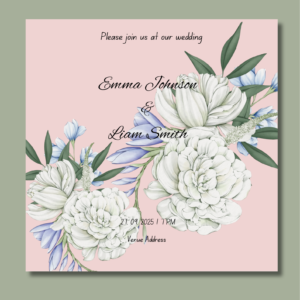 Floral Invitation