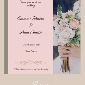 Elegant Floral Invitation